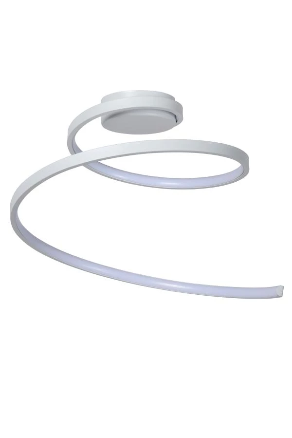 Lucide MAXENCE - Plafonnier - Ø 46 cm - LED 3 StepDim - 1x24W 3000K - Blanc - éteint